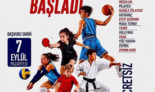 Denizli Büyükşehir'den 7'den 70'e ücretsiz spor imkanı