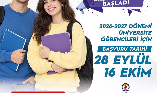 Denizli'de üniversite öğrencilerine eğitim desteği