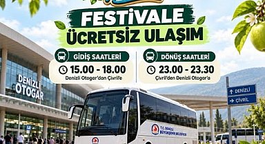 Denizli'den Çivril Elma Festivaline ücretsiz ulaşım sağlanacak
