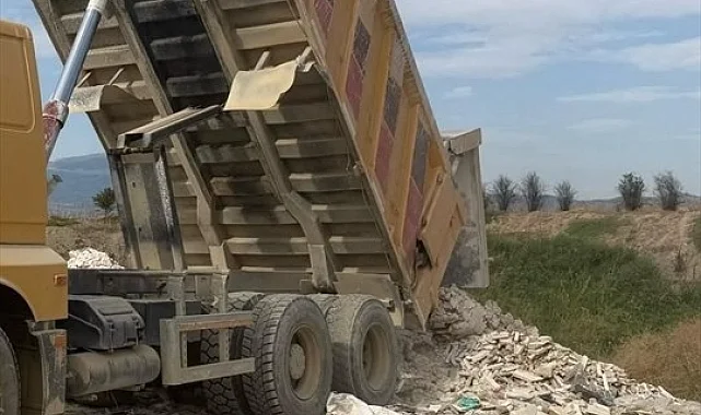 Denizli'de kaçak hafriyat dökümüne geçit yok