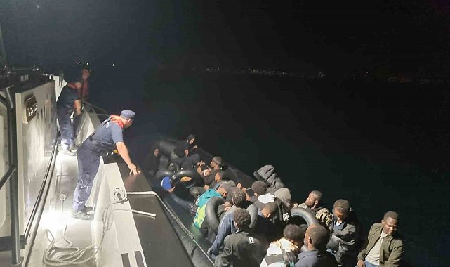 Didim'de 32 düzensiz göçmen yakalandı
