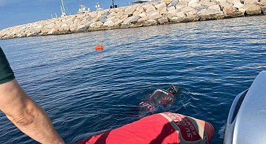 Didim'de denizde sıkı denetim, dalgıçlar da görev aldı