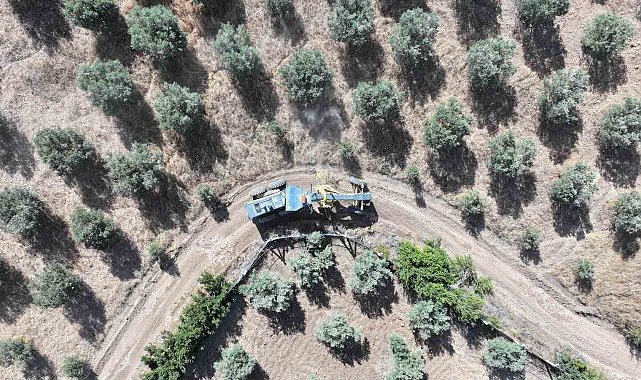 Didim'de yol çalışmaları sürüyor