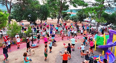 Didimli vatandaşlar Avrupa Hareketlilik Haftası kapsamında sabah sporunda buluştu