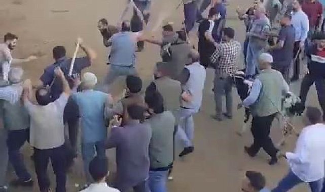 Diyarbakır Canlı Hayvan Borsası'nda alacak verecek kavgası: Ortalık savaş alanına döndü