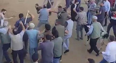 Diyarbakır Canlı Hayvan Borsası'nda alacak verecek kavgası: Ortalık savaş alanına döndü