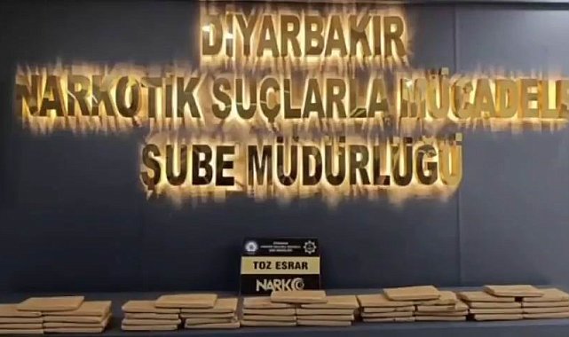 Diyarbakır'da 14 kilo esrar ele geçirildi, 1 kişi tutuklandı