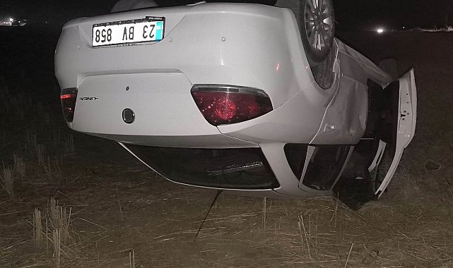 Diyarbakır'da otomobil takla attı: 1 yaralı