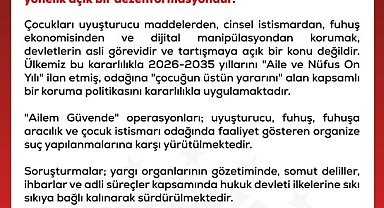 DMM'den 'Ailem Güvende' operasyonlarının 'keyfi ve hedef gözeterek yürütüldüğü' iddialarına yalanlama