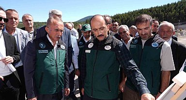 DSİ Genel Müdürü Balta, 148 bin 350 dekar araziyi sulayacak Tekke Barajı'nı inceledi