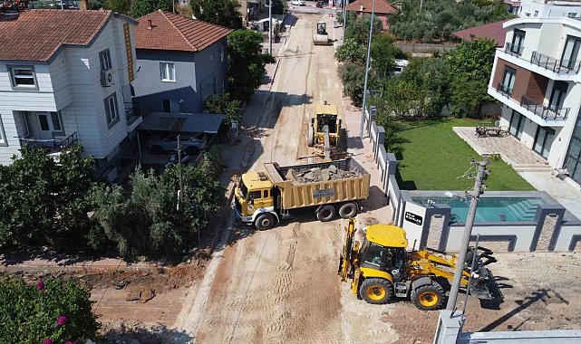 Duacı Mahallesi'nde yol çalışmalarında ikinci etap başladı