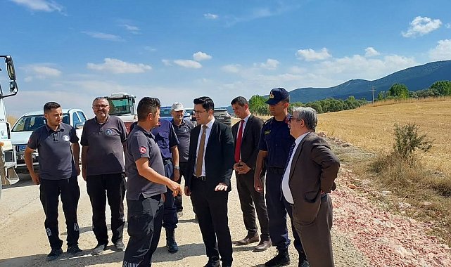 Dumlupınar Kaymakamı Karahan'dan köy ziyaretleri