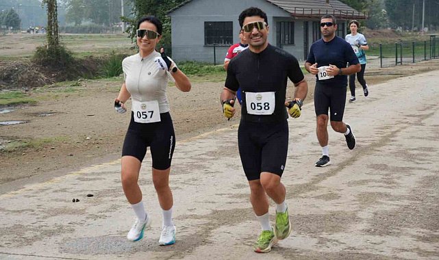 Düzce 2. Efteni Duatlonu gerçekleştirildi