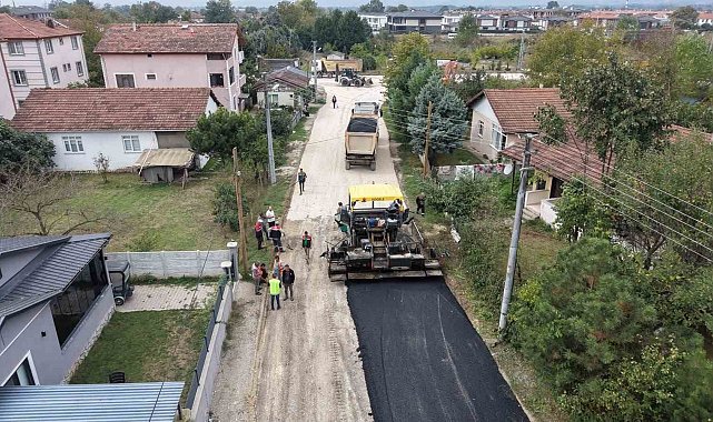 Düzce'de 48 bin ton asfalt döküldü