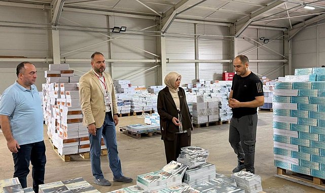 Düzce'de ders kitaplarının dağıtım süreci incelendi