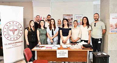 Düzce'de hastanede "Her Gün Halk Sağlığı" standı kuruldu