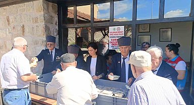 Edirne'de gazilere vefa, vatandaşlara ikram
