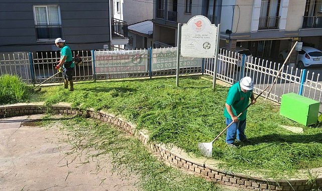Efeler Belediyesi parklarda bakım çalışmalarını sürdürüyor