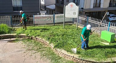 Efeler Belediyesi parklarda bakım çalışmalarını sürdürüyor