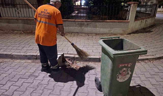 Efeler Belediyesi temizlik çalışmalarını sürdürüyor