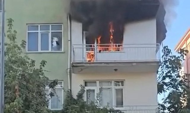 Elazığ'da ev yangını