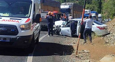 Elazığ'da trafik kazası: 1 yaralı