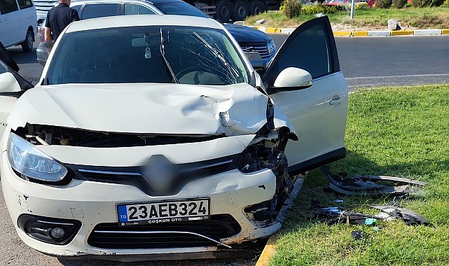 Elazığ'da trafik kazası: 1 yaralı