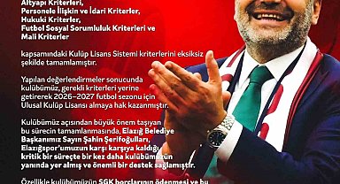 Elazığspor 3 puan silme cezasından kurtuldu