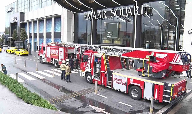 Emaar AVM'de yangın paniği