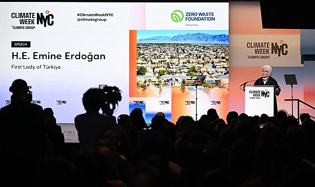 Emine Erdoğan: Sıfır Atık, iklim eyleminin güçlü araçlarından biri