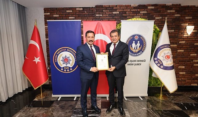 Emniyet müdürü Rüştü Yılmaz onuruna Hatay'da veda yemeği düzenlendi
