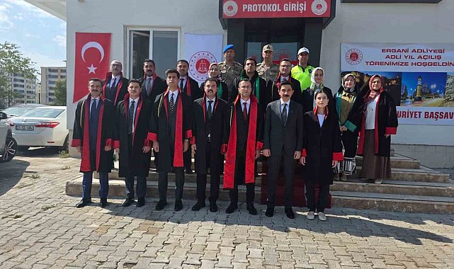 Ergani'de 2026-2027 adli yıl açılışı törenle yapıldı