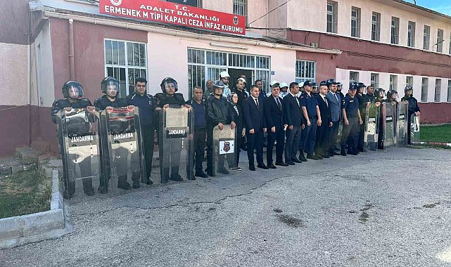 Ermenek M Tipi Ceza İnfaz Kurumunda tatbikat