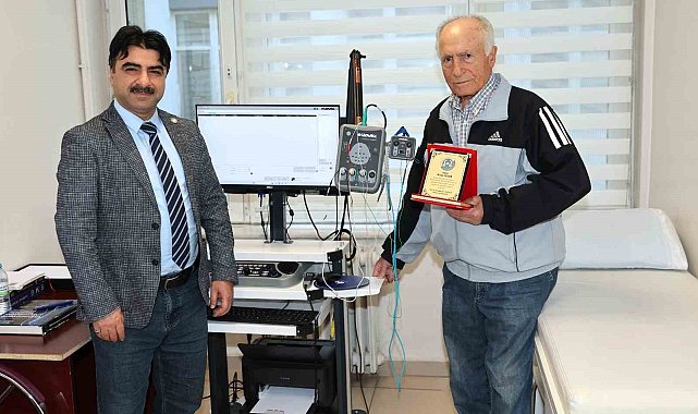 ERÜ Hastanelerine, hayırsever tarafından EMG cihazı bağışlandı