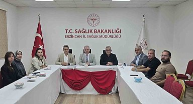 Erzincan İl Sağlık Müdürlüğünde İş Yeri Disiplin Kurulu Toplantısı yapıldı