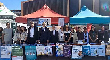 Erzincan'da Halk Sağlığı Haftası kapsamında farkındalık standı açıldı