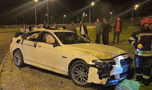 Erzurum'da araçlar çarpıştı: 2 yaralı