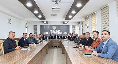 Erzurum'da eğitim zirvesi