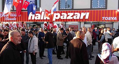 Erzurum'da Halk Pazarı'nın 15. şubesi açıldı