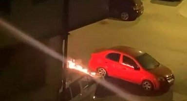 Esenyurt'ta haraç vermeyince oto galeriyi kundakladılar