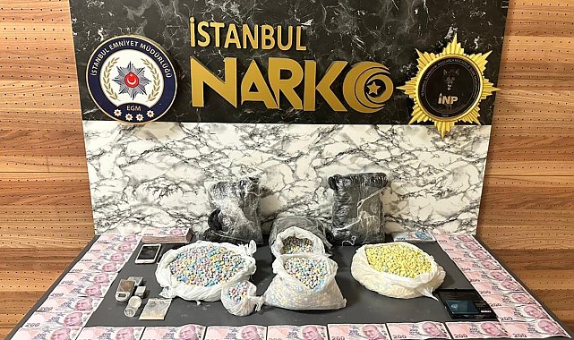 Esenyurt'ta uyuşturucu operasyonu: 72 bin hap ele geçirildi