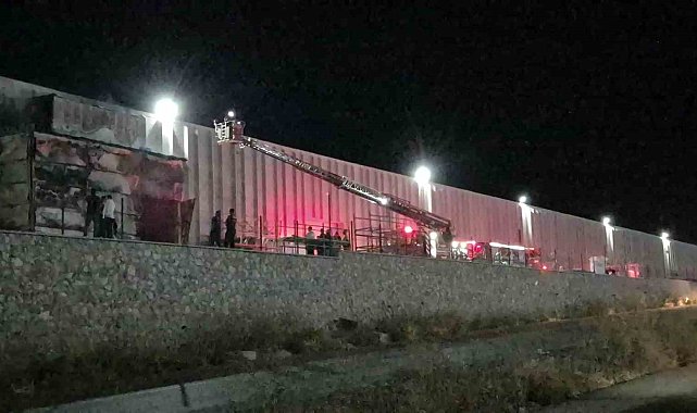 Eskişehir'de fabrika yangını