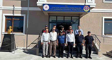 Etili köyü jandarma karakolunda inceleme yapıldı