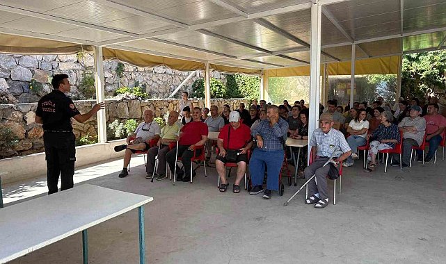 Fethiye Huzurevi personeline yangın güvenliği eğitimi verildi