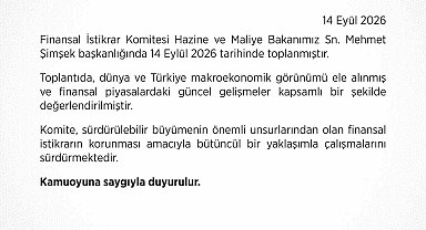 Finansal İstikrar Komitesi toplantısı gerçekleştirildi