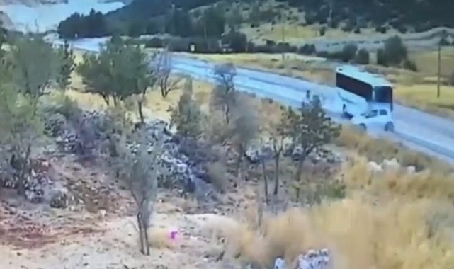 Gaziantep'te 7 kişinin hayatını kaybettiği kaza kamerada