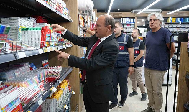 Gaziantep'te kırtasiyelere 'fahiş fiyat' ve 'etiket' denetimi