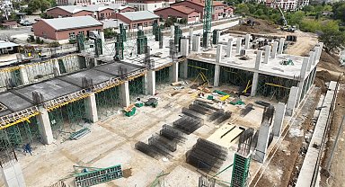 Geleceğin sporcularını yetiştirecek tesis yükseliyor