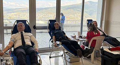 Gemlik Adliyesi'nde Kızılay'dan kan bağışı kampanyası
