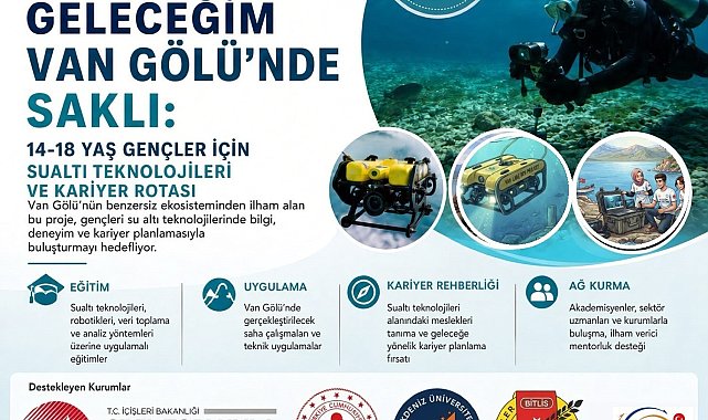 Gençler Van Gölü'nün derinliklerini MicroROV'larla keşfedecek